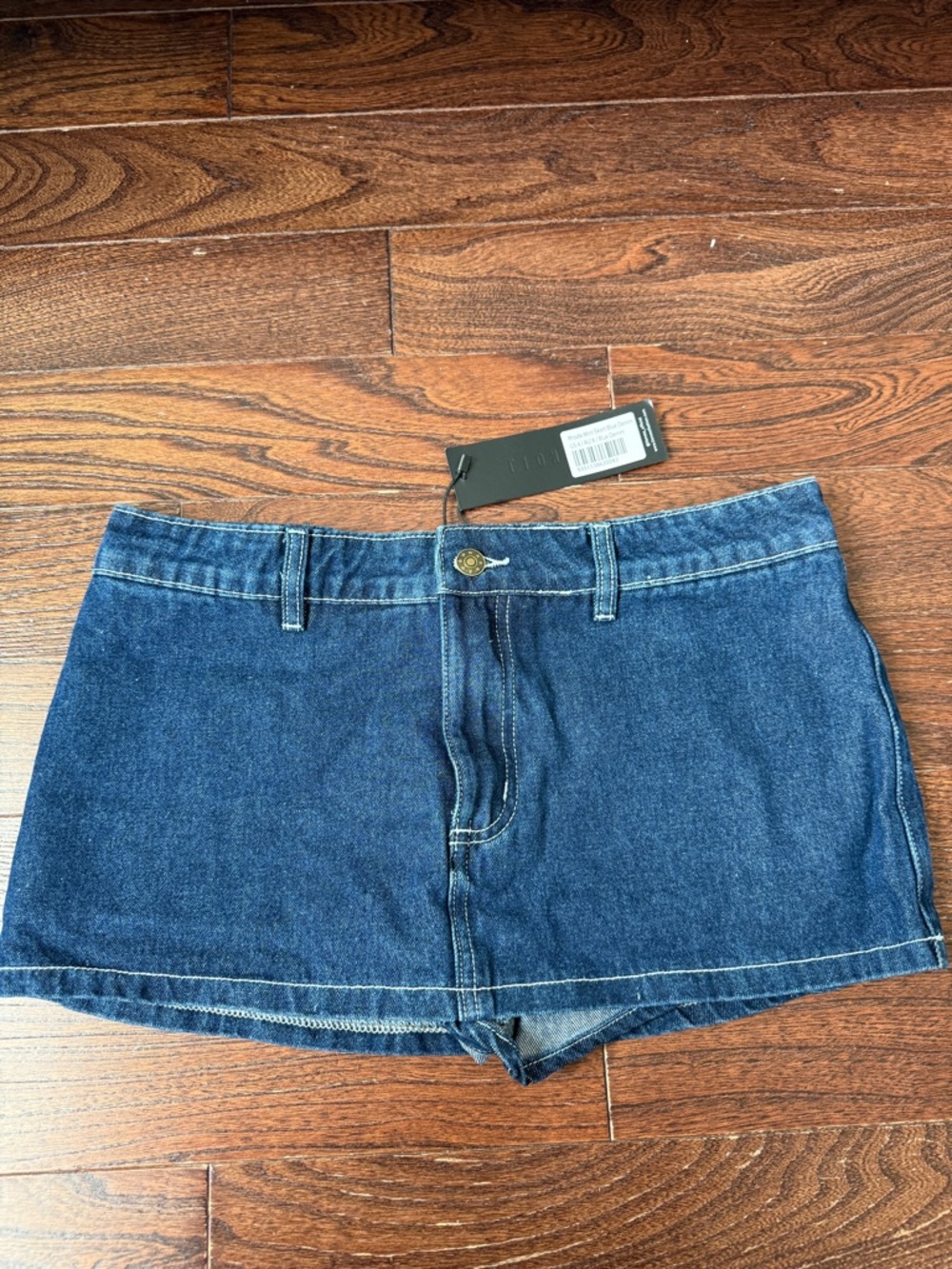 Rhode Denim Mini Skort